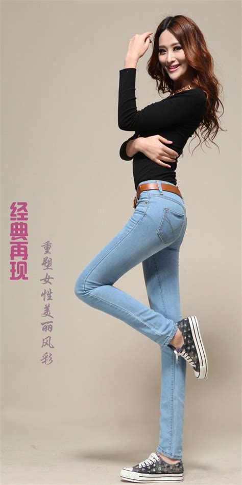 Hot Fashion Sexy Lady Jean Womens Jean Skinny Jean Slim Capris Cheap Jeans For Women Denim Jeans