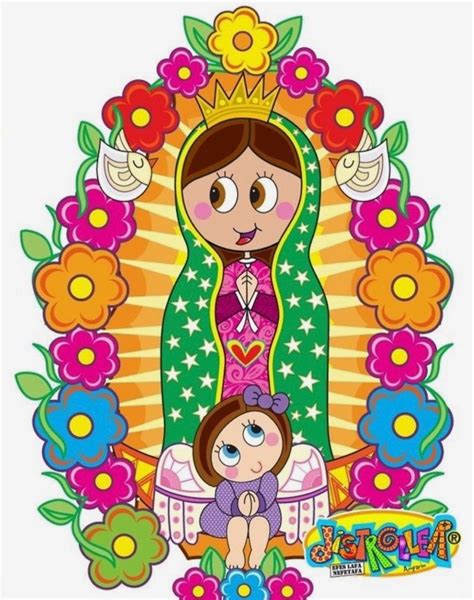Pin De Patricia En Imagenes Varias Virgencita De Guadalupe Caricatura