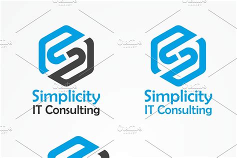Simplicity Logo Template Creative Logo Templates ~ Creative Market