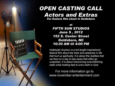 What You Need To Know About Open Casting Calls