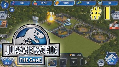 brand new start jurassic world app game ep1 youtube