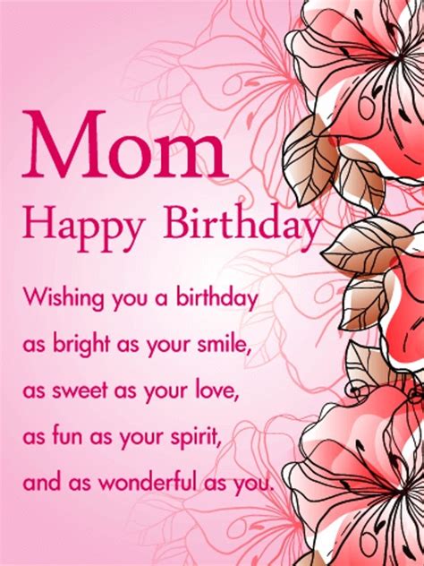 Happy Birthday Mom Wallpaper