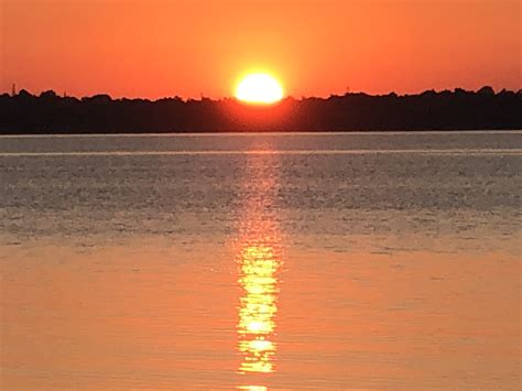 รูปภาพ พระอาทิตย์ขึ้น ทะเลสาป ฟลอริดา ดวงอาทิตย์ Hiawatha สหรัฐ
