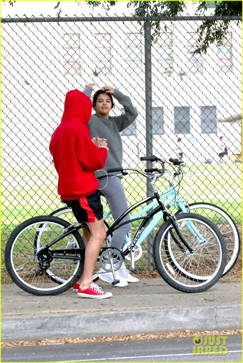 Selena Gomez Looks So Happy On Bike Ride With Justin Bieber Photo