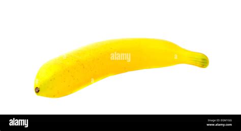 Fresh Fruit Yellow Banana Isolated Stock Photo Alamy