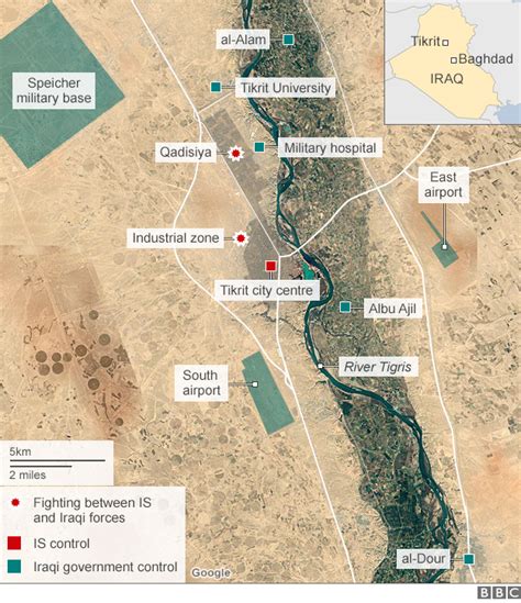 Iraqi Forces Hope To Take Tikrit From Is In A Week Bbc News