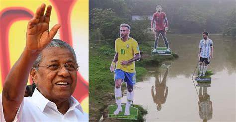 Kozhikodes Giant Football Cut Outs To Remain As World Cup Fever Hits