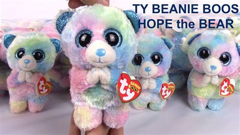 Hope The Bear Ty Beanie Boos United Way Worldwide Charity Boo Review And Value Info