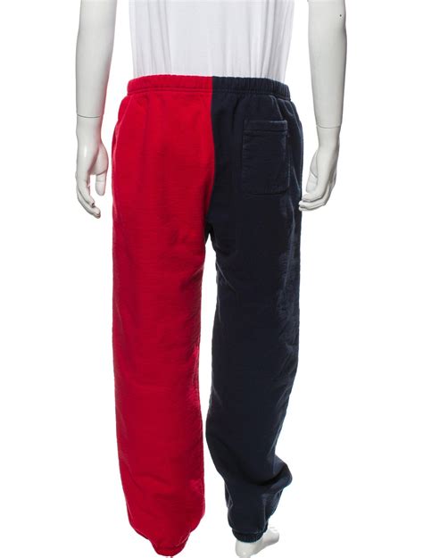 Supreme Colorblock Pattern Joggers 135 Rise Pants Clothing