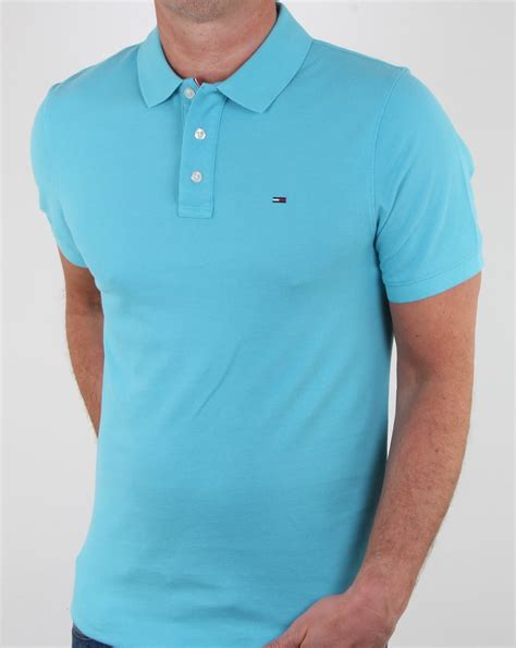 Choose to keep it simple with our ladies' white polo shirts for a fresh and summery vibe, or select a striped design for a modern take on this casual favourite. Tommy Hilfiger Cotton Pique Polo Shirt Aqua Blue, Mens ...