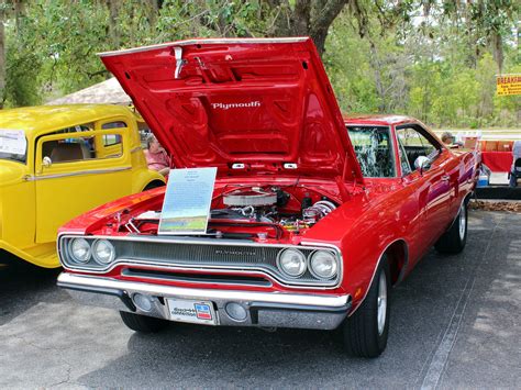 1970 Plymouth Satellite Car On Display At Car Show Near Le Flickr