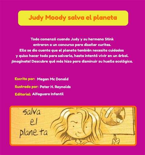 Libro Judy Moody salva el planeta Once Niñas y Niños
