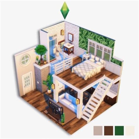 Pin By Gabby Miranda On Sims Sims 4 House Design Sims 4 Loft Sims