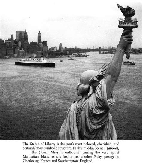 Great Ships In New York Harbor 175 Historic Photographs 1935 2005