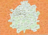 63069 Offenbach am Main mit PLZ Karte und Straßenverzeichnis