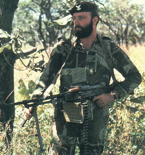Rhodesian Selous Scout On Patrol During The Bush War 627x672 X Post