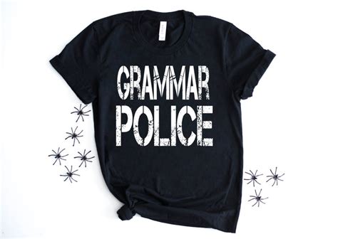 Grammar Police Funny Teacher Halloween Costume Etsy