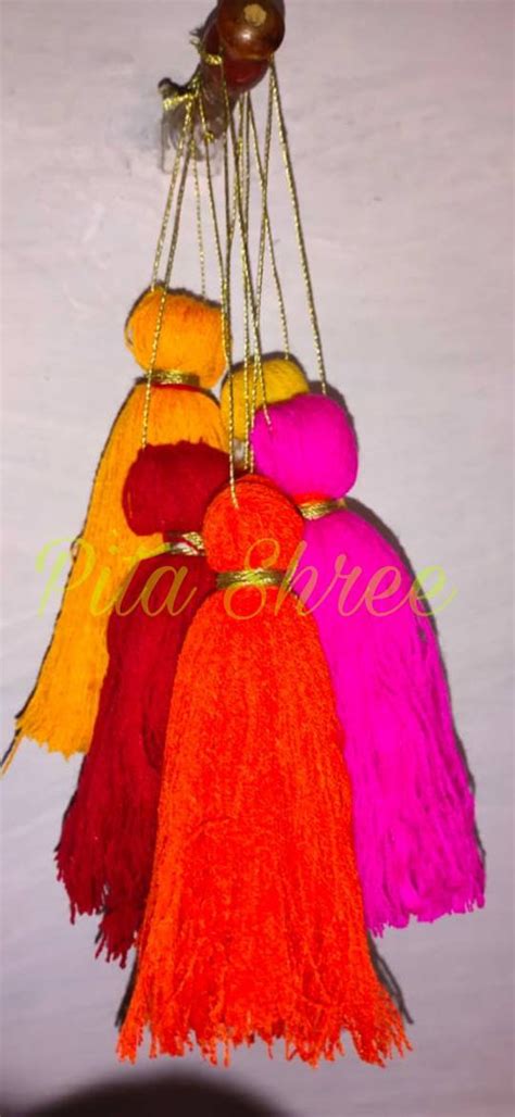 150 Tassels Free Shipping Multicolor Indian Wedding Etsy