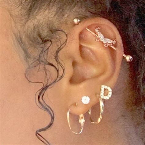 aesthetic board image by dominique in 2020 earings piercings ear jewelry ear piercings