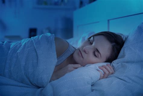 Girl Peacefully Sleeping In Bed At Night Divorce Hub Brisbane And