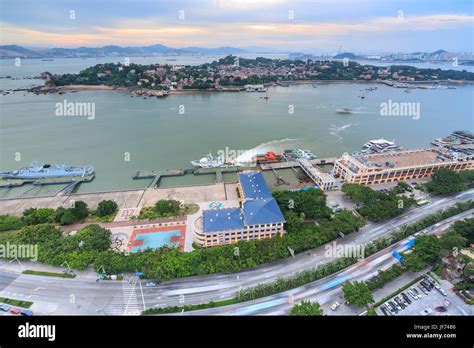 Xiamen Gulangyu Island Panoramic View Of The Island Stock Photo Alamy