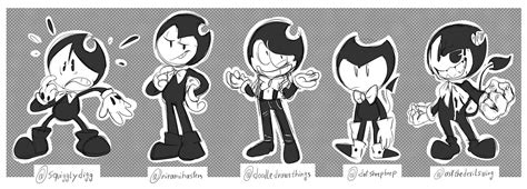 Bendy Y Boris Alice Angel Mickey Mouse Cartoon Bendy And The Ink