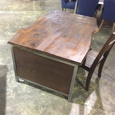 Live Edge Enclosed Desk Check Out Unique Custom Desks