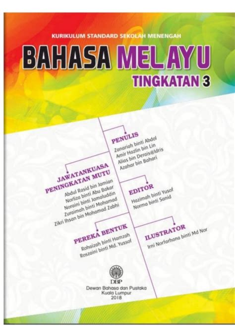Buku Teks Bahasa Melayu Tingkatan 3 2019 Pdf  malaowesx
