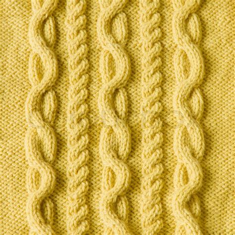 Handmade Yellow Knitting Wool Texture Stock Photo Colourbox