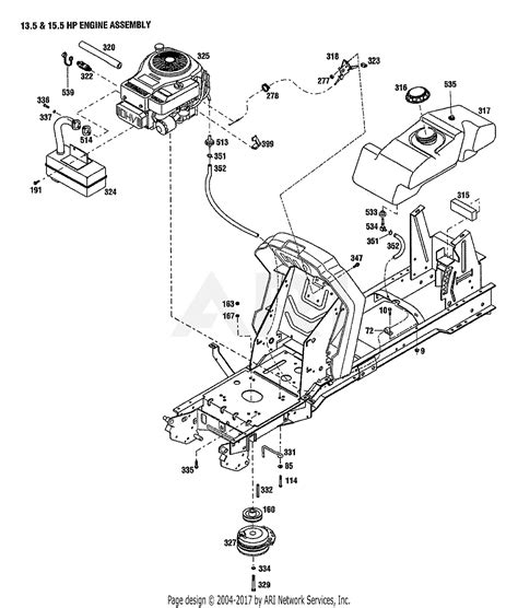 wiring diagram   bolens  hp mower