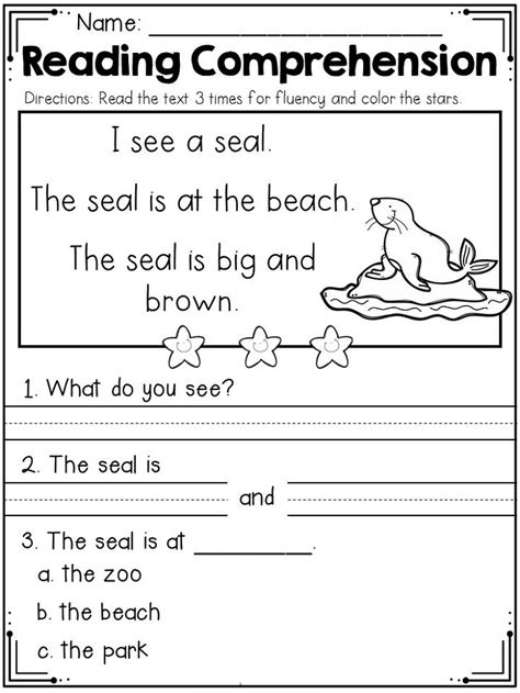 Free Worksheets For Kindergarten English Worksheet24