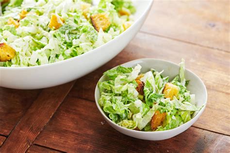 Caesar Salad With Garlicky Croutons Recipe — The Mom 100