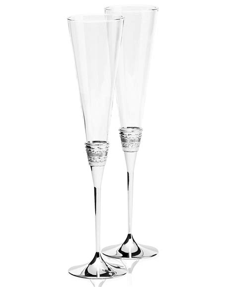 Vera Wang Wedgwood With Love Toasting Flute Pair Macy S Toasting Flutes Vera Wang Wedgwood