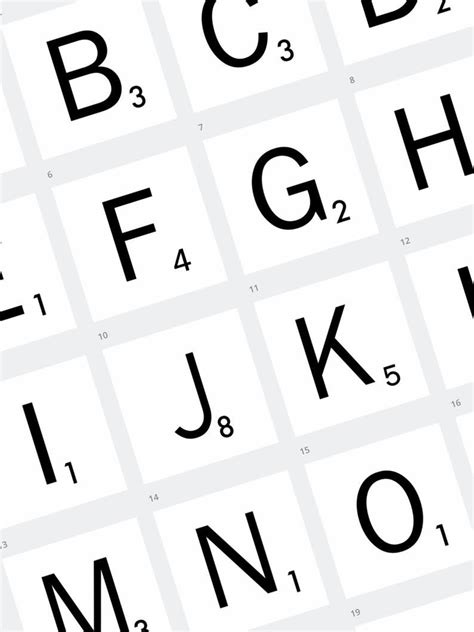 Printable Scrabble Letters Printable Template Diy