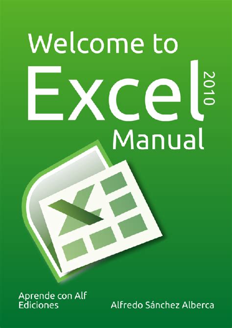 Pdf Basic Excel Manual Alfredo Sánchez Alberca