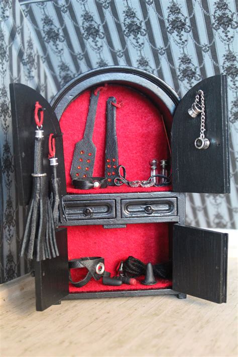 Interior Of Bondage Cabinet 1 12 Scale Adult Miniatures Pinterest Scale Doll Houses And Dolls