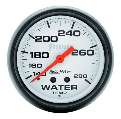 Buy Autometer 5831 Phantom Mechanical Water Temperature Gauge In United