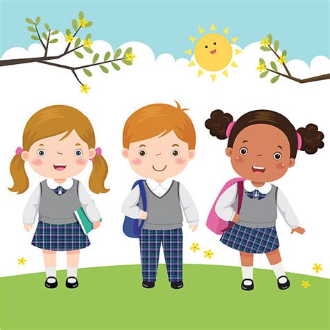 Royalty Free School Kids Clip Art Vector Images And Illustrations Istock