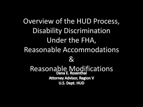 hud powerpoint on housing discrimination 1 11