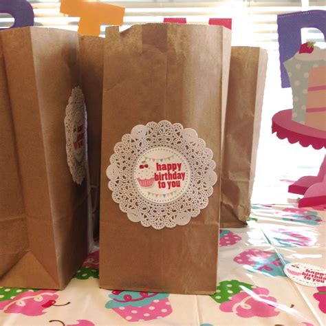 Baking Party Loot Bag Happy Birthday To You Baking Party Loot Bags