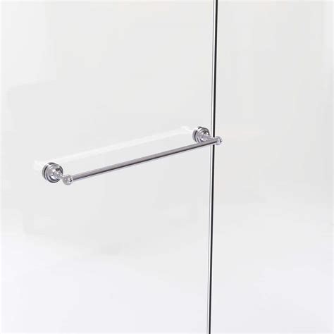 allied brass dottingham collection 24 in shower door towel bar in polished chrome dt 41 sm 24