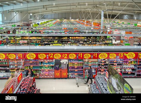 Supermarket Aisles Above Hi Res Stock Photography And Images Alamy
