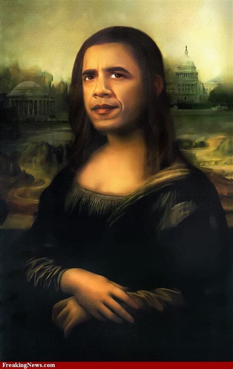 The mona lisa was painted over the course of several years by leonardo da vinci, the florentine polymath and artist who created some of the renaissance's most iconic works. Barack Obamona Lisa | Mona lisa, Mona lisa parody, Mona ...