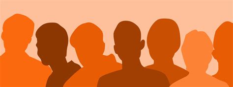 Group Diversity Silhouette Multiethnic People Community Of Colleagues
