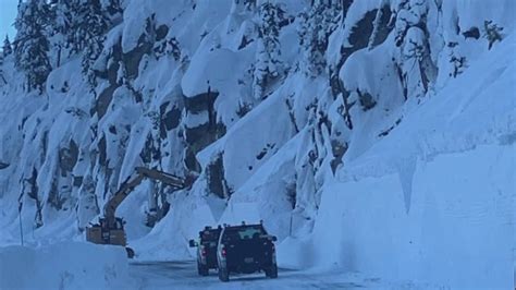Highway 89 Reopens After Crews Clear Snow Youtube