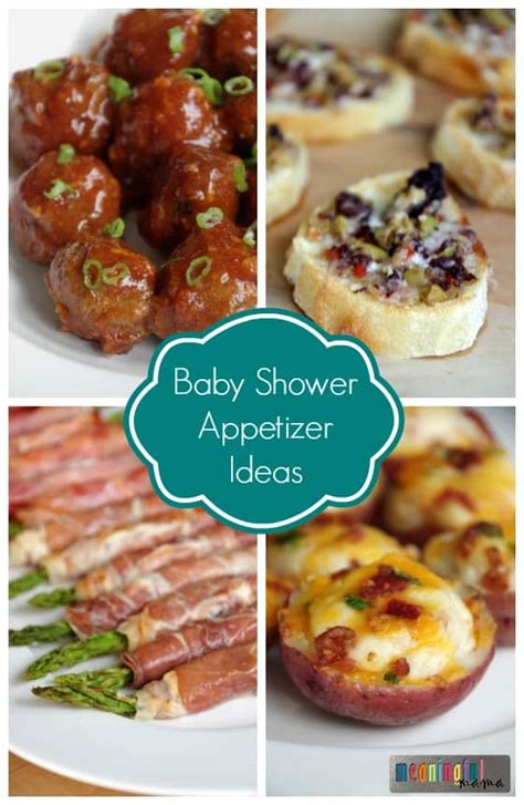 Serve up these light appetizers so you still have plenty of room for all the other eats.from delish. baby-shower-appetizer-ideas - Meaningfulmama.com