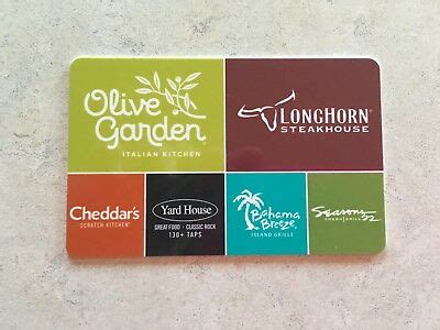 Olive garden restaurant is a very famous italian restaurant. Charthouse gift card