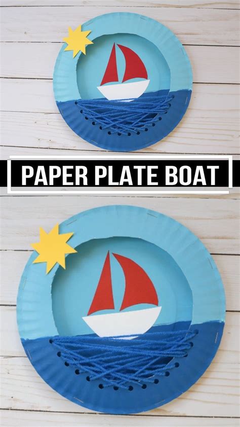 35 Paper Plate Boat Craft For Toddlers Aitchaeriesh