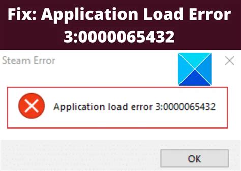 Fix Application Load Error In Steam On Windows Pc Thewindowsclub