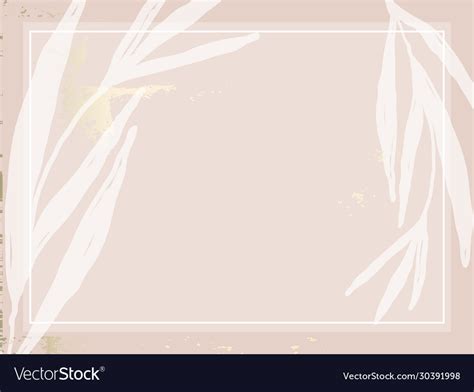 Trendy Chic Nude Pink Gold Blush Background For Vector Image